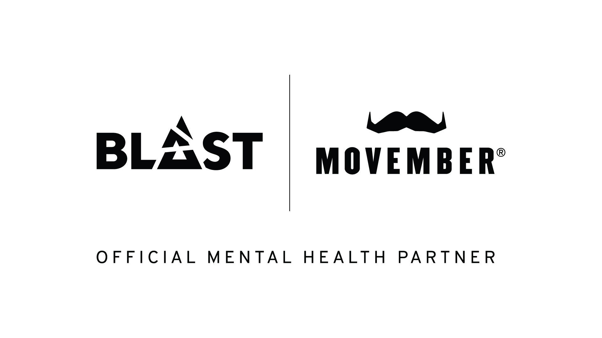 Movember and BLAST gaming logo