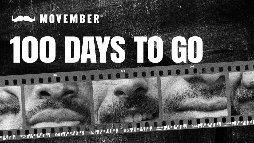 Movember begins in just 100 days poster